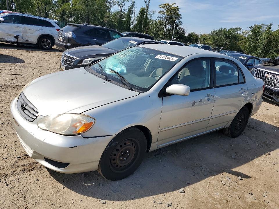 2003 Toyota Corolla მანქანა იყიდება აუქციონზე, vin: 2T1BR38E43C113461, აუქციონის ნომერი: 71442886