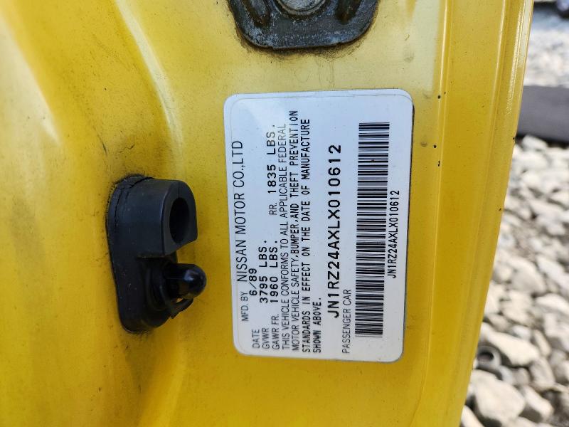Aukcja sprzedaży 1990 Nissan 300zx, vin: JN1RZ24AXLX010612, numer aukcji: 71489416