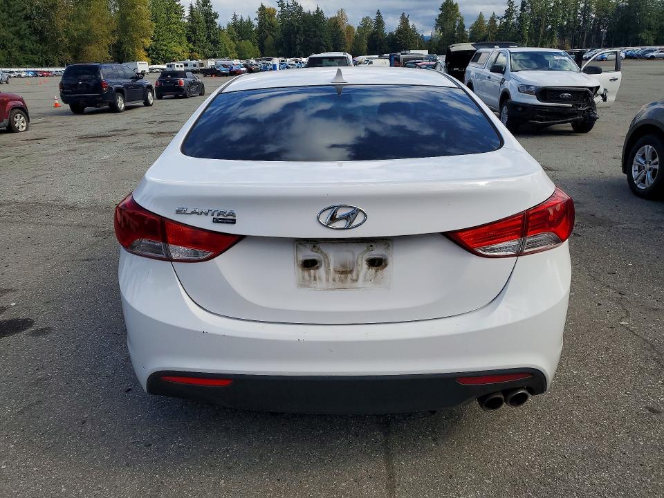 2013 Hyundai Elantra Coupe მანქანა იყიდება აუქციონზე, vin: KMHDH6AE0DU008827, აუქციონის ნომერი: 71679586