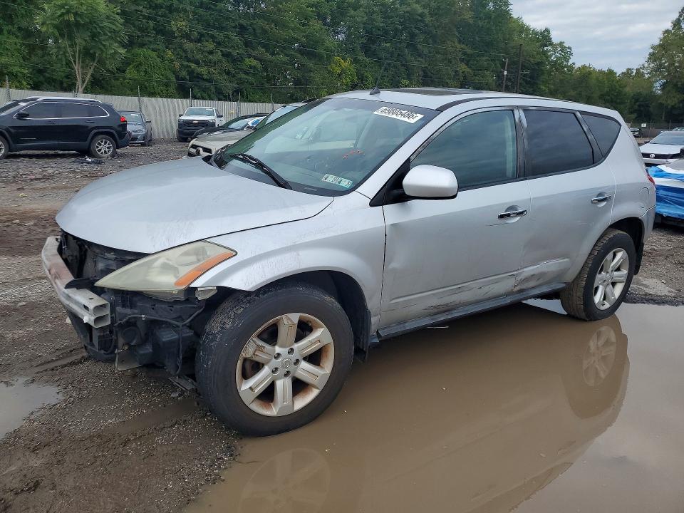 2007 Nissan Murano მანქანა იყიდება აუქციონზე, vin: JN8AZ08W97W613443, აუქციონის ნომერი: 69805486