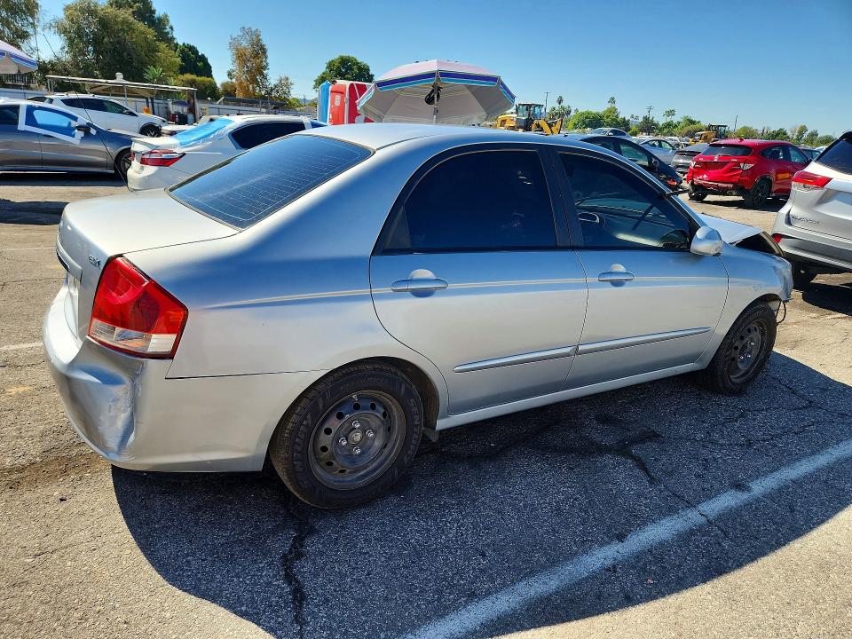 2008 Kia Spectra მანქანა იყიდება აუქციონზე, vin: KNAFE122985554083, აუქციონის ნომერი: 71847956