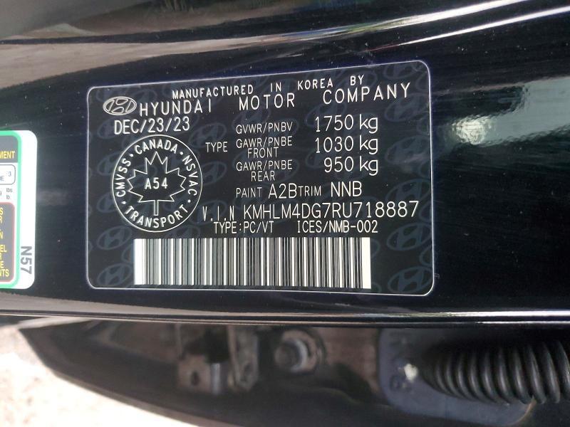 71223436 :رقم المزاد ، KMHLM4DG7RU718887 vin ، 2024 Hyundai Elantra مزاد بيع