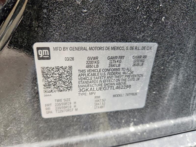 Продажа на аукционе авто 2026 Gmc Terrain, vin: 3GKALUEG7TL462298, номер лота: 72061996