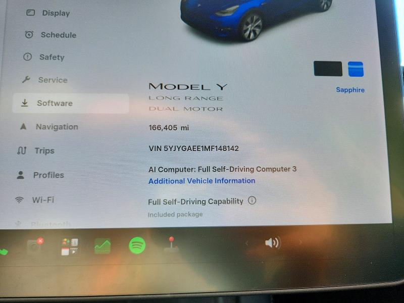 Продажа на аукционе авто 2021 Tesla Model Y, vin: 5YJYGAEE1MF148142, номер лота: 72041586