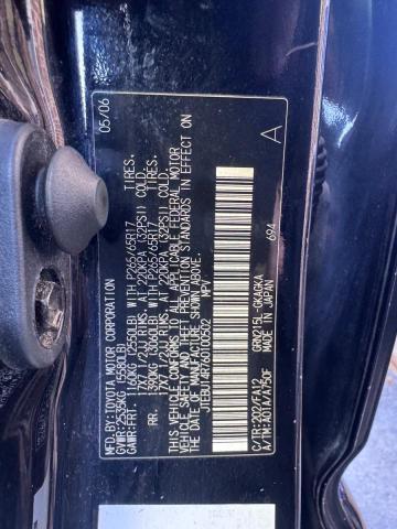 71969586 :رقم المزاد ، JTEBU14R760100502 vin ، 2006 Toyota 4runner مزاد بيع