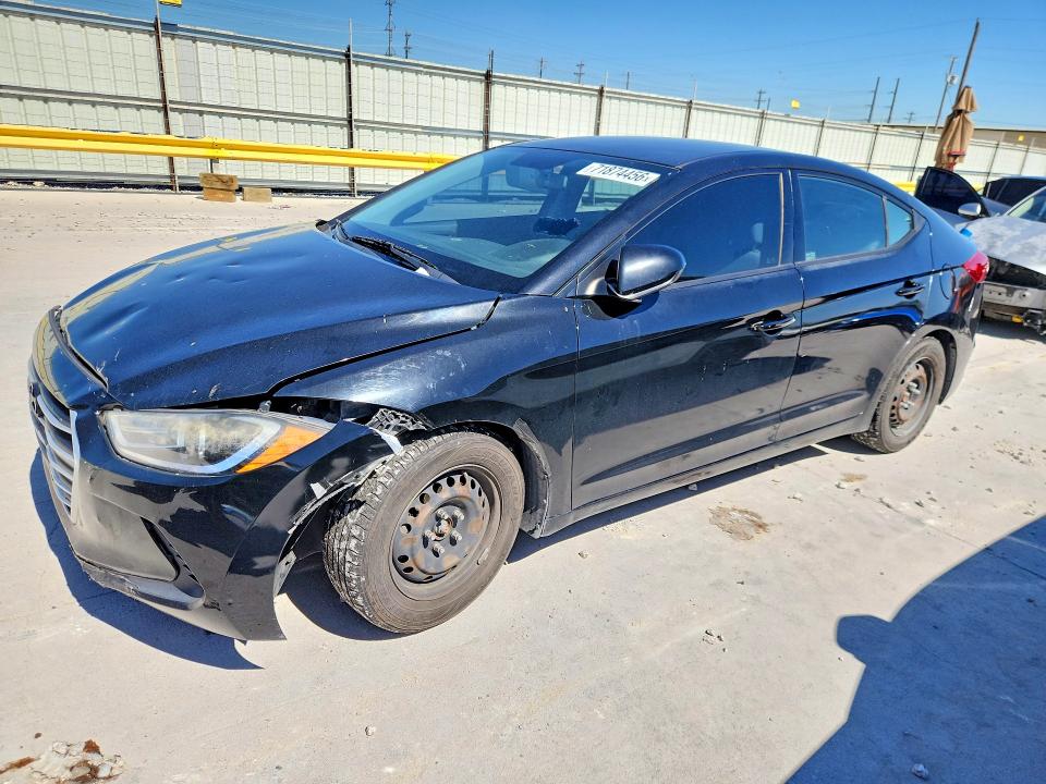 2017 Hyundai Elantra მანქანა იყიდება აუქციონზე, vin: 5NPD74LF3HH054282, აუქციონის ნომერი: 71874456