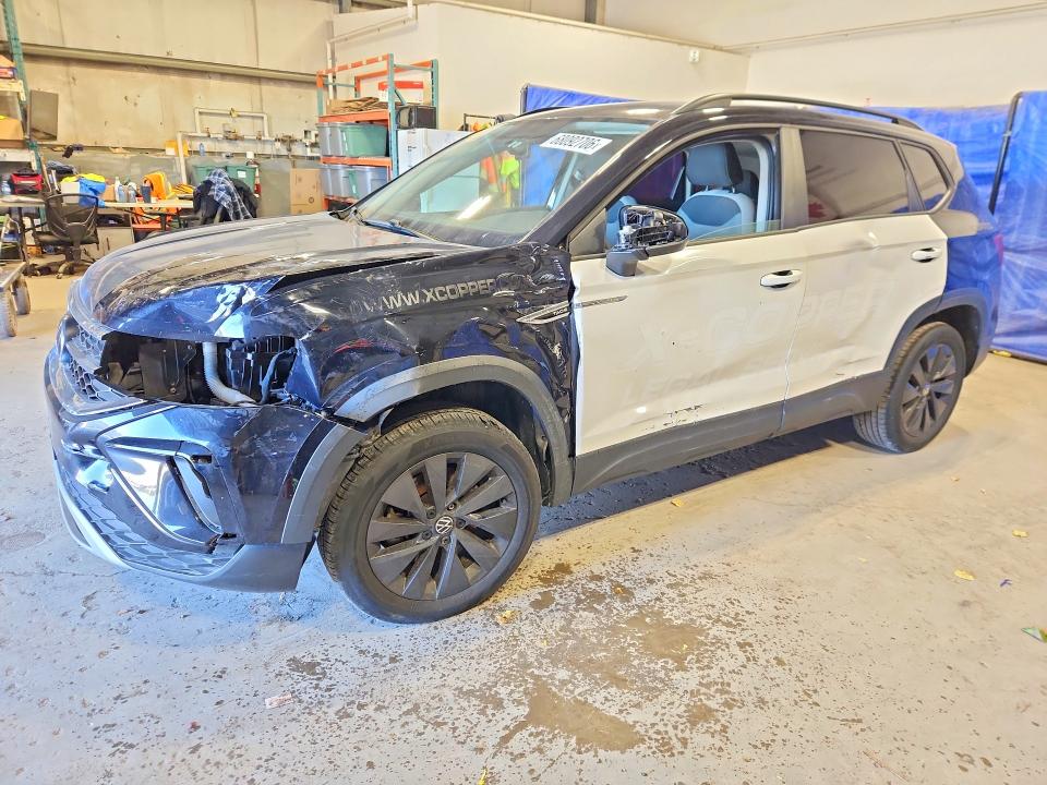 2022 Volkswagen Taos მანქანა იყიდება აუქციონზე, vin: 3VVAX7B2XNM045265, აუქციონის ნომერი: 68092706