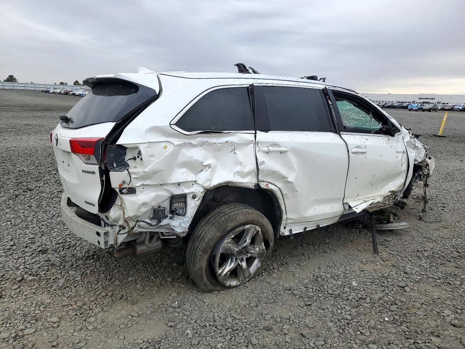 2019 Toyota Highlander Hybrid მანქანა იყიდება აუქციონზე, vin: 5TDDGRFH4KS061236, აუქციონის ნომერი: 72342486