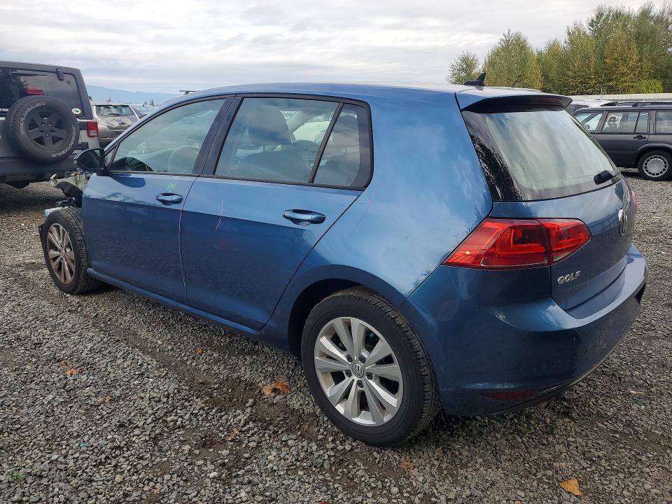 71263766 :رقم المزاد ، 3VW2A7AU2FM098323 vin ، 2015 Volkswagen Golf مزاد بيع