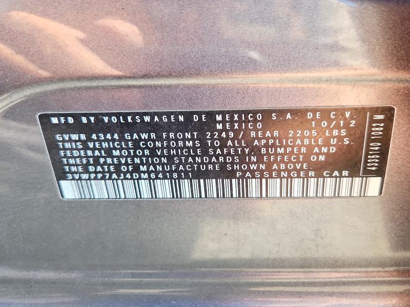 Продаж на аукціоні авто 2013 Volkswagen Jetta, vin: 3VWPP7AJ4DM641811, номер лоту: 71009676