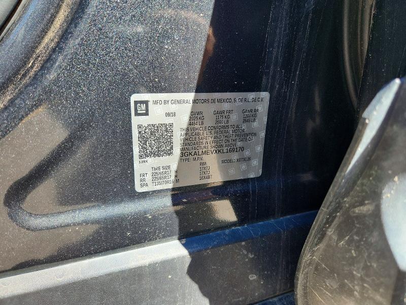 71825616 :رقم المزاد ، 3GKALMEVXKL169170 vin ، 2019 Gmc Terrain مزاد بيع
