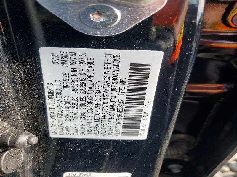 Продаж на аукціоні авто 2021 Honda Cr-v, vin: 7FART6H99ME032297, номер лоту: 72680456