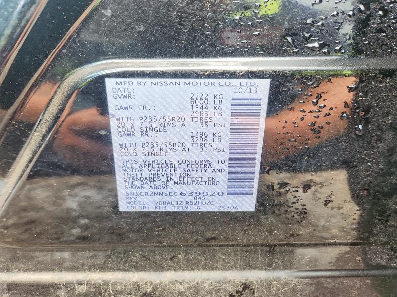 Aukcja sprzedaży 2014 Nissan Pathfinder Hybrid, vin: 5N1CR2MN5EC639920, numer aukcji: 69040606