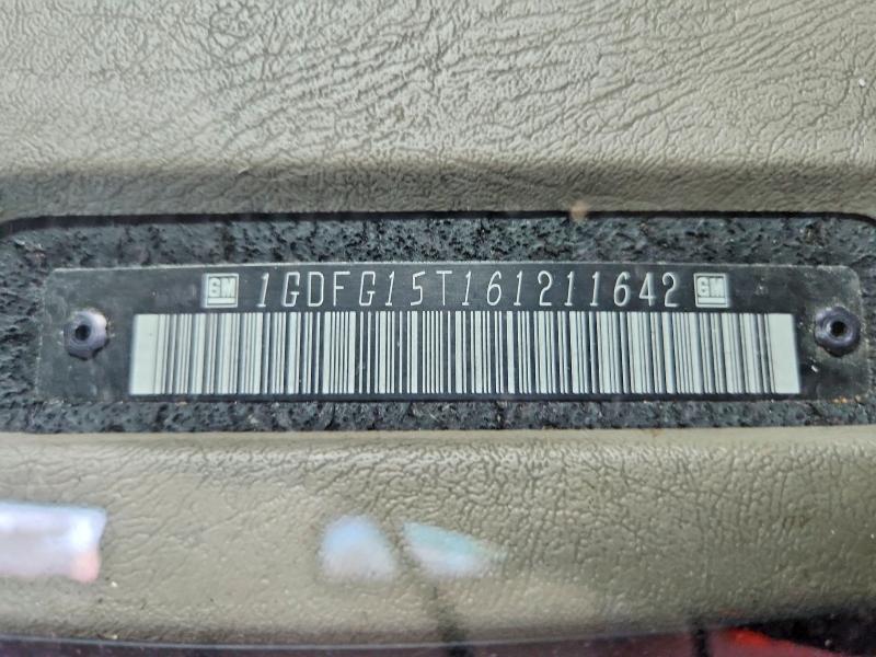 Aukcja sprzedaży 2006 Gmc Savana, vin: 1GDFG15T161211642, numer aukcji: 70611236