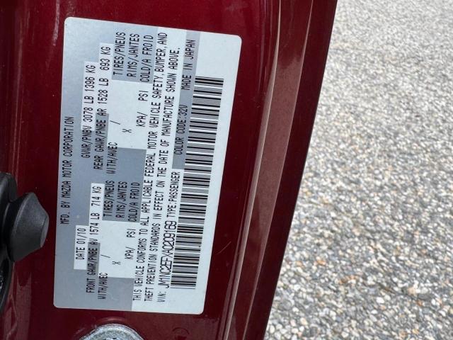2010 Mazda Mx-5 Miata მანქანა იყიდება აუქციონზე, vin: JM1NC2EFXA0209169, აუქციონის ნომერი: 71531186