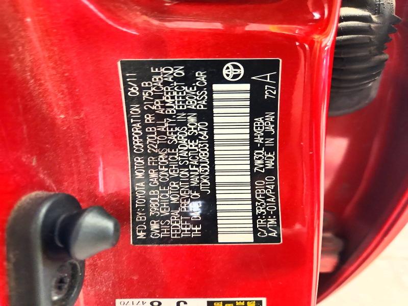 Aukcja sprzedaży 2011 Toyota Prius, vin: JTDKN3DUXB0316470, numer aukcji: 71325036