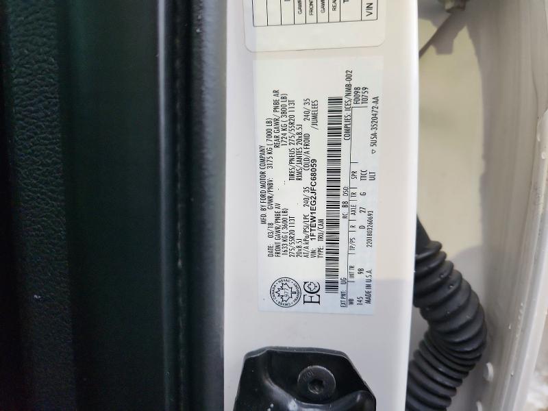 Продаж на аукціоні авто 2018 Ford F150, vin: 1FTEW1EG2JFC68059, номер лоту: 71616676
