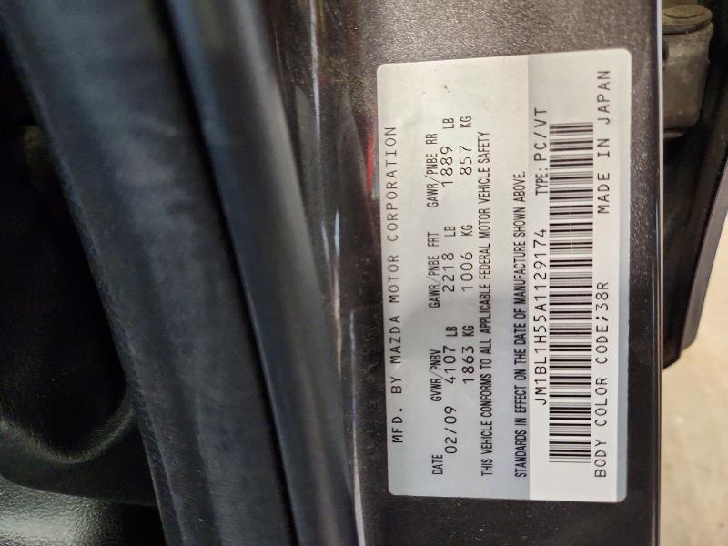 Продажа на аукционе авто 2010 Mazda 3, vin: JM1BL1H55A1129174, номер лота: 72717646