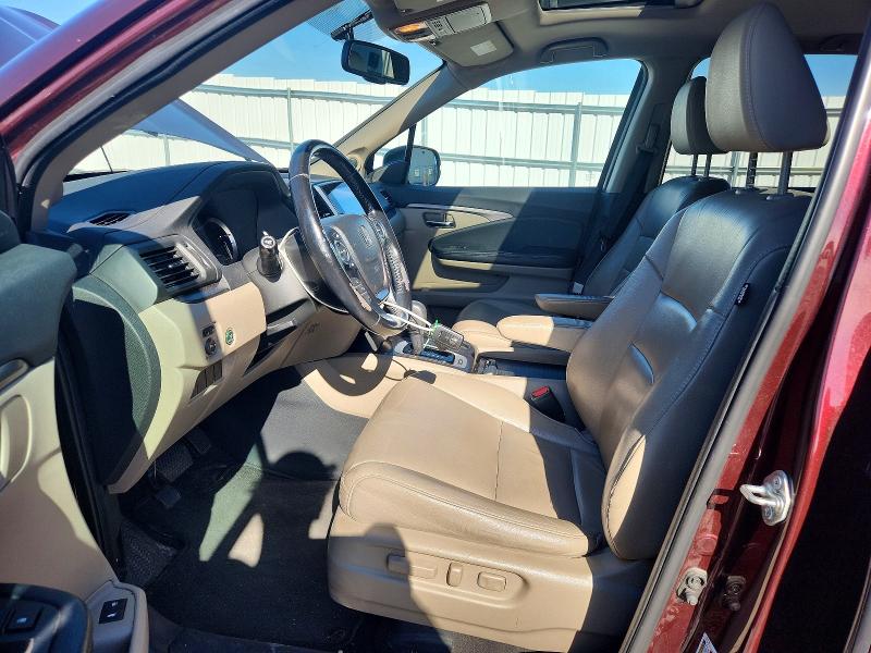 72089886 :رقم المزاد ، 5FNYF6H5XGB024256 vin ، 2016 Honda Pilot مزاد بيع