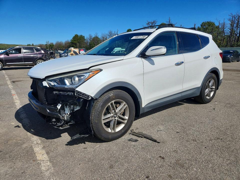 70851736 :رقم المزاد ، 5XYZUDLB1JG553557 vin ، 2018 Hyundai Santa Fe Sport مزاد بيع
