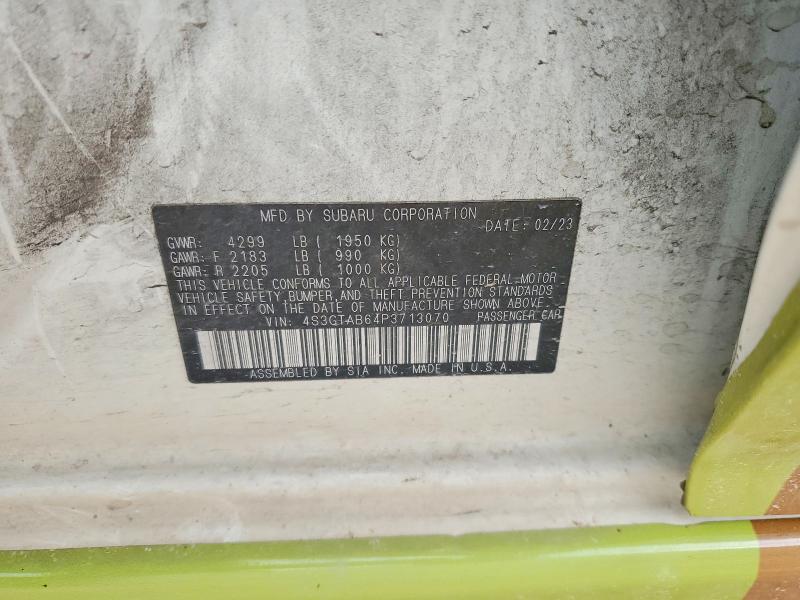Aukcja sprzedaży 2023 Subaru Impreza, vin: 4S3GTAB64P3713070, numer aukcji: 71424676