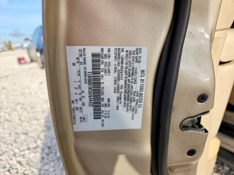 70602266 :رقم المزاد ، 1LNHM81W26Y644422 vin ، 2006 Lincoln Town Car مزاد بيع
