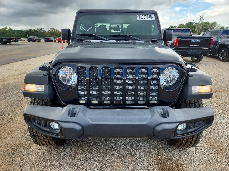 71807316 :رقم المزاد ، 1C6HJTAG3NL121874 vin ، 2022 Jeep Gladiator مزاد بيع