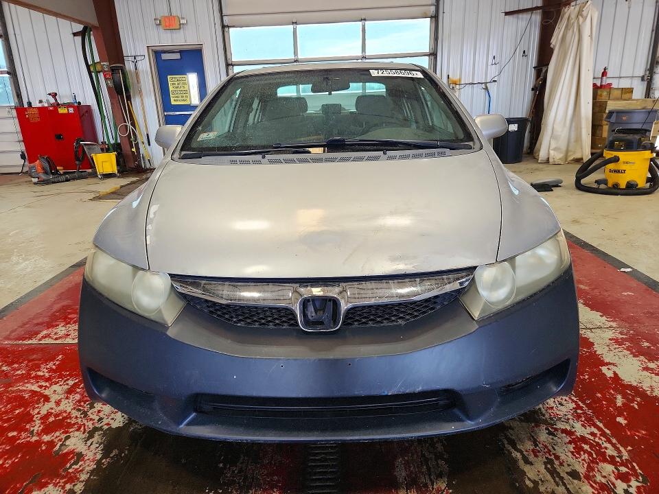 72558696 :رقم المزاد ، 2HGFA16809H309410 vin ، 2009 Honda Civic مزاد بيع