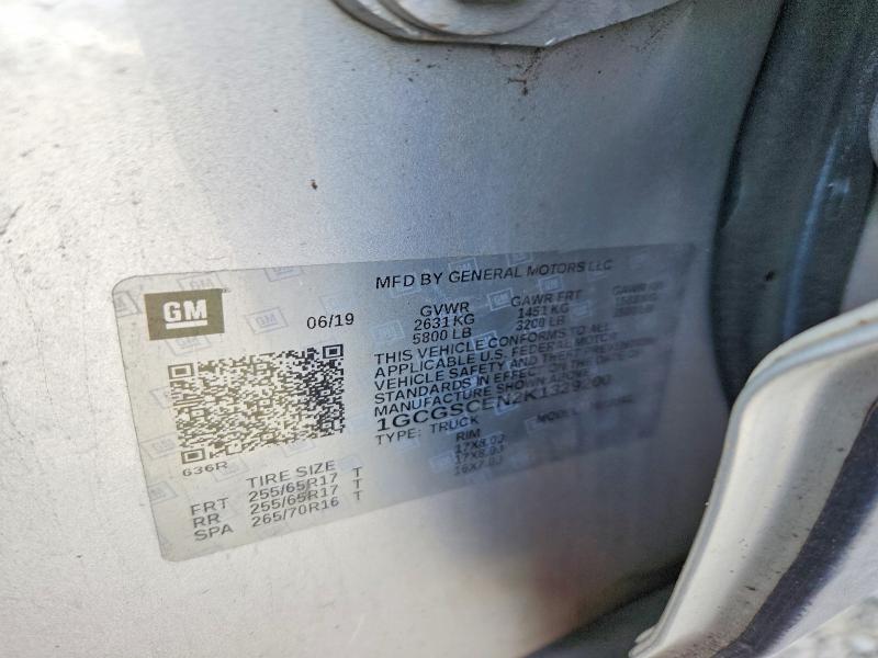 Aukcja sprzedaży 2019 Chevrolet Colorado, vin: 1GCGSCEN2K1329200, numer aukcji: 70861606