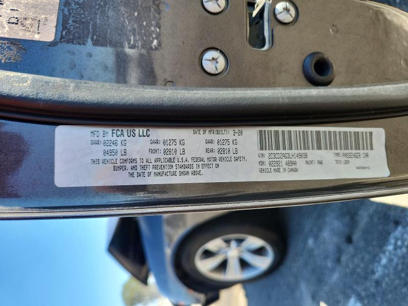 71876286 :رقم المزاد ، 2C3CDZAG3LH149038 vin ، 2020 Dodge Challenger مزاد بيع