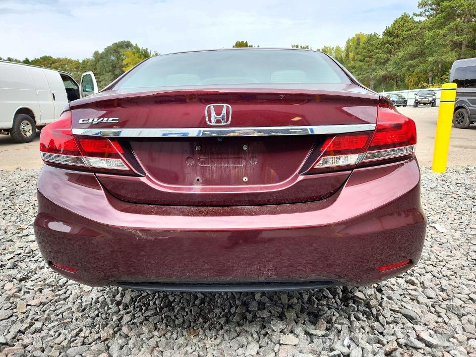 Продажа на аукционе авто 2015 Honda Civic, vin: 19XFB2F80FE111113, номер лота: 72151596