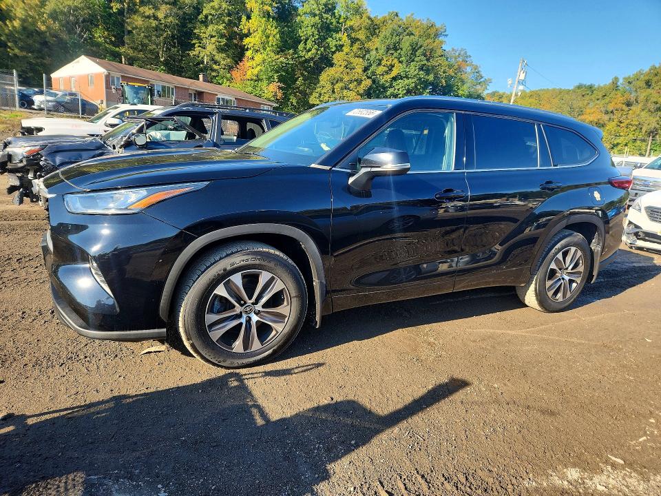 72892556 :رقم المزاد ، 5TDGZRBH8LS509105 vin ، 2020 Toyota Highlander مزاد بيع