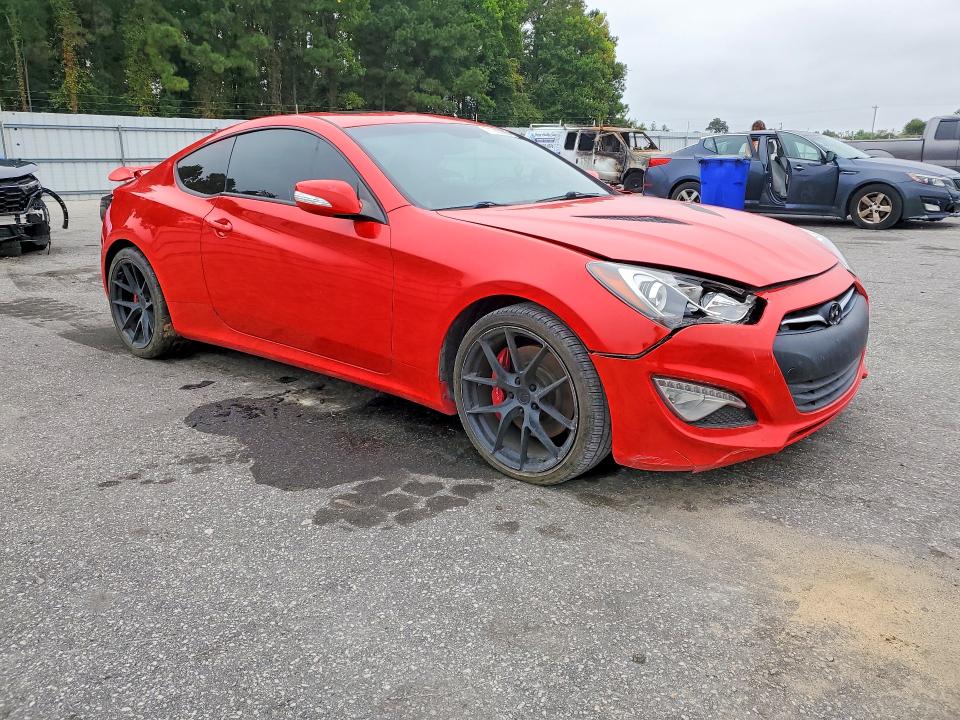 2016 Hyundai Genesis Coupe მანქანა იყიდება აუქციონზე, vin: KMHHU6KJ6GU136468, აუქციონის ნომერი: 71382926