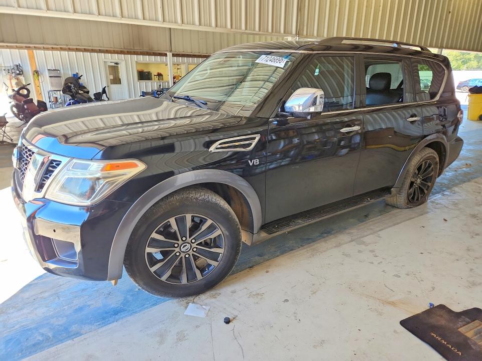 2017 Nissan Armada მანქანა იყიდება აუქციონზე, vin: JN8AY2NFXH9300422, აუქციონის ნომერი: 71246896