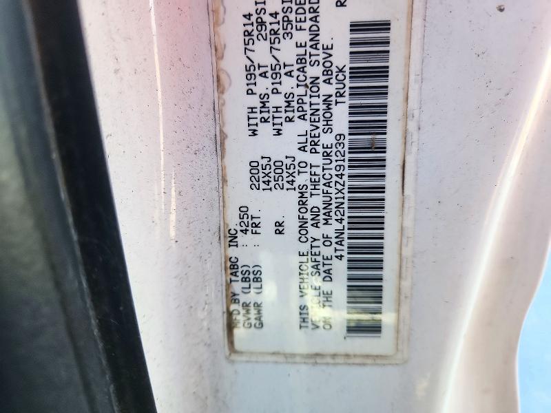 1999 Toyota Tacoma მანქანა იყიდება აუქციონზე, vin: 4TANL42N1XZ491239, აუქციონის ნომერი: 71986156