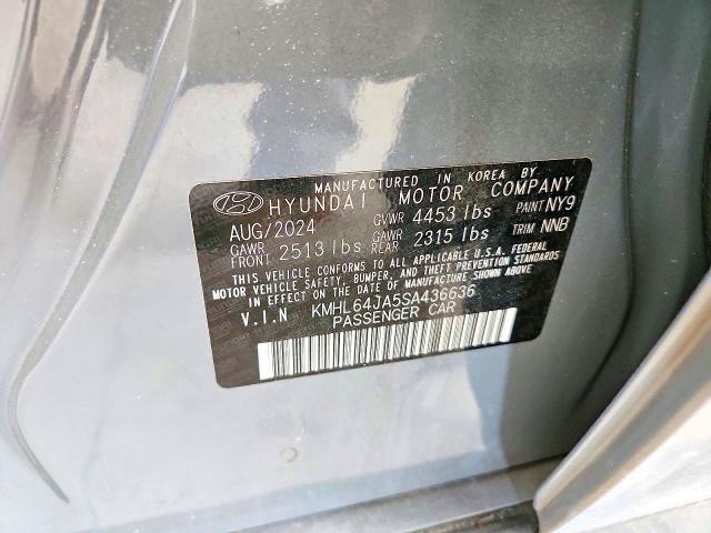 73135836 :رقم المزاد ، KMHL64JA5SA436636 vin ، 2025 Hyundai Sonata مزاد بيع