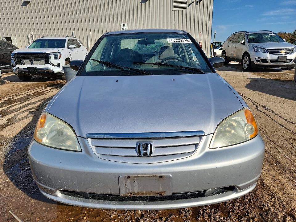 72336226 :رقم المزاد ، 1HGES16522L019788 vin ، 2002 Honda Civic مزاد بيع