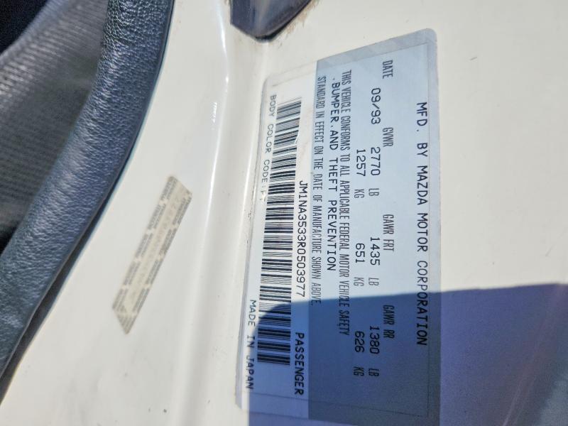 Продаж на аукціоні авто 1994 Mazda Mx-5 Miata, vin: JM1NA3533R0503977, номер лоту: 72026226