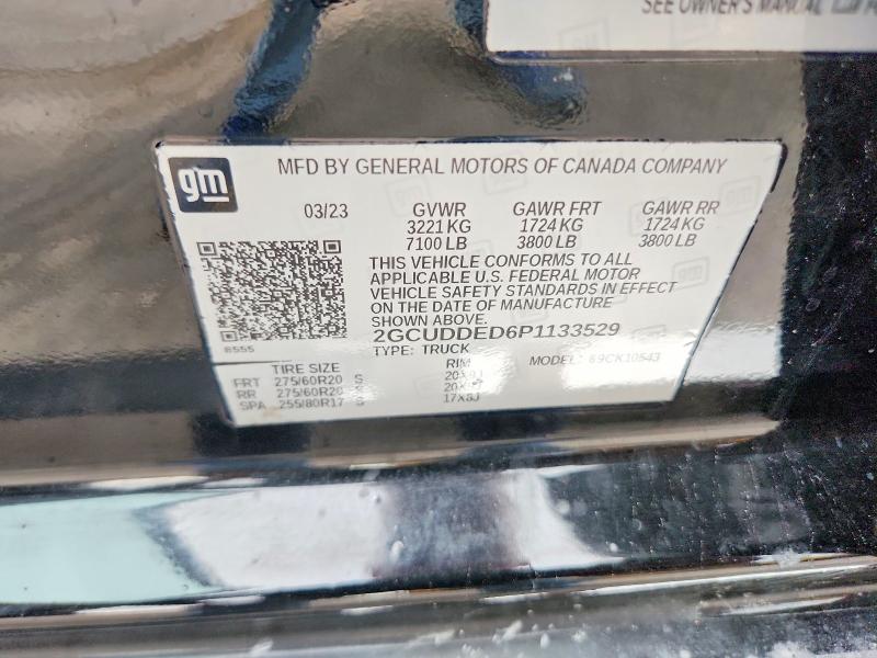 Продаж на аукціоні авто 2023 Chevrolet Silverado, vin: 2GCUDDED6P1133529, номер лоту: 72010886