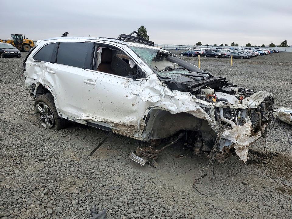 2019 Toyota Highlander Hybrid მანქანა იყიდება აუქციონზე, vin: 5TDDGRFH4KS061236, აუქციონის ნომერი: 72342486