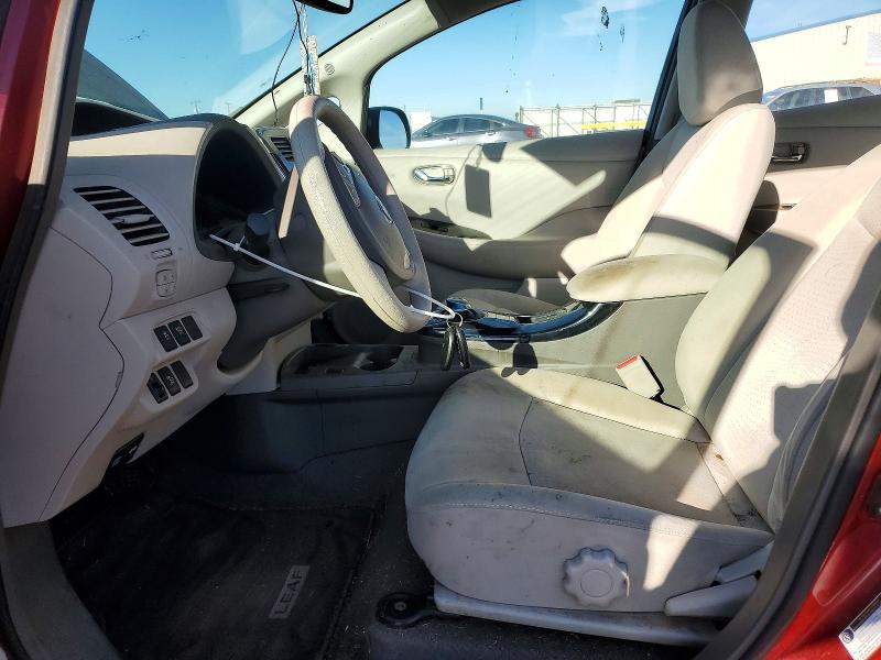 2011 Nissan Leaf მანქანა იყიდება აუქციონზე, vin: JN1AZ0CP7BT000617, აუქციონის ნომერი: 71659666