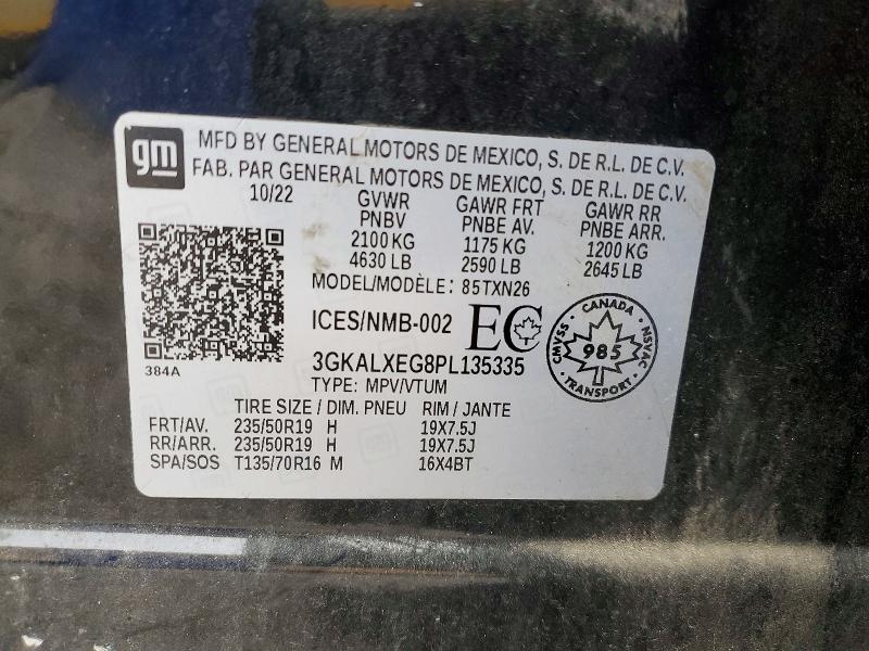 Продаж на аукціоні авто 2023 Gmc Terrain, vin: 3GKALXEG8PL135335, номер лоту: 72798996