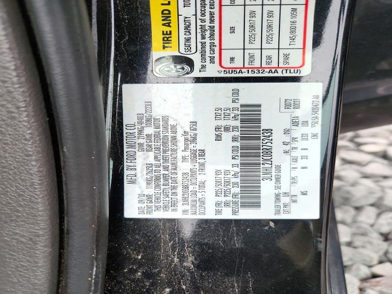 Продажа на аукционе авто 2011 Lincoln Mkz, vin: 3LNHL2JC0BR752438, номер лота: 72529376