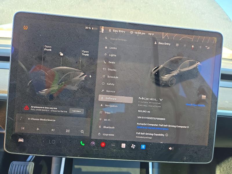 Продажа на аукционе авто 2020 Tesla Model Y, vin: 5YJYGDEE7LF050863, номер лота: 72753666