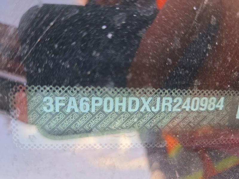 Aukcja sprzedaży 2018 Ford Fusion, vin: 3FA6P0HDXJR240984, numer aukcji: 73388616