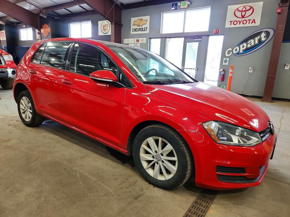2016 Volkswagen Golf მანქანა იყიდება აუქციონზე, vin: 3VW217AU9GM032255, აუქციონის ნომერი: 71363516