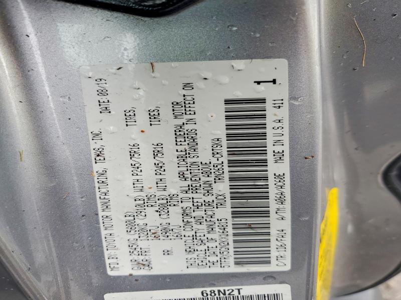 Aukcja sprzedaży 2019 Toyota Tacoma, vin: 5TFRX5GN2KX164815, numer aukcji: 70975866