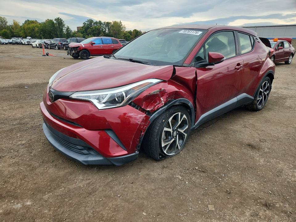 2018 Toyota C-hr მანქანა იყიდება აუქციონზე, vin: JTNKHMBXXJ1001392, აუქციონის ნომერი: 70761176