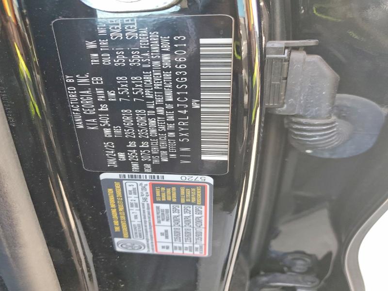 Aukcja sprzedaży 2025 Kia Sorento, vin: 5XYRL4JC1SG366013, numer aukcji: 71538476