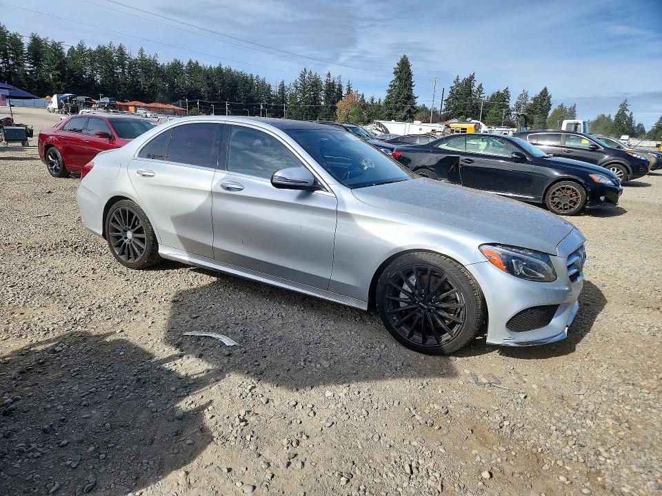 2016 Mercedes-benz C მანქანა იყიდება აუქციონზე, vin: 55SWF4JB7GU127709, აუქციონის ნომერი: 72721996